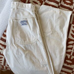 Vintage Off-White Wrangler Chore Pant